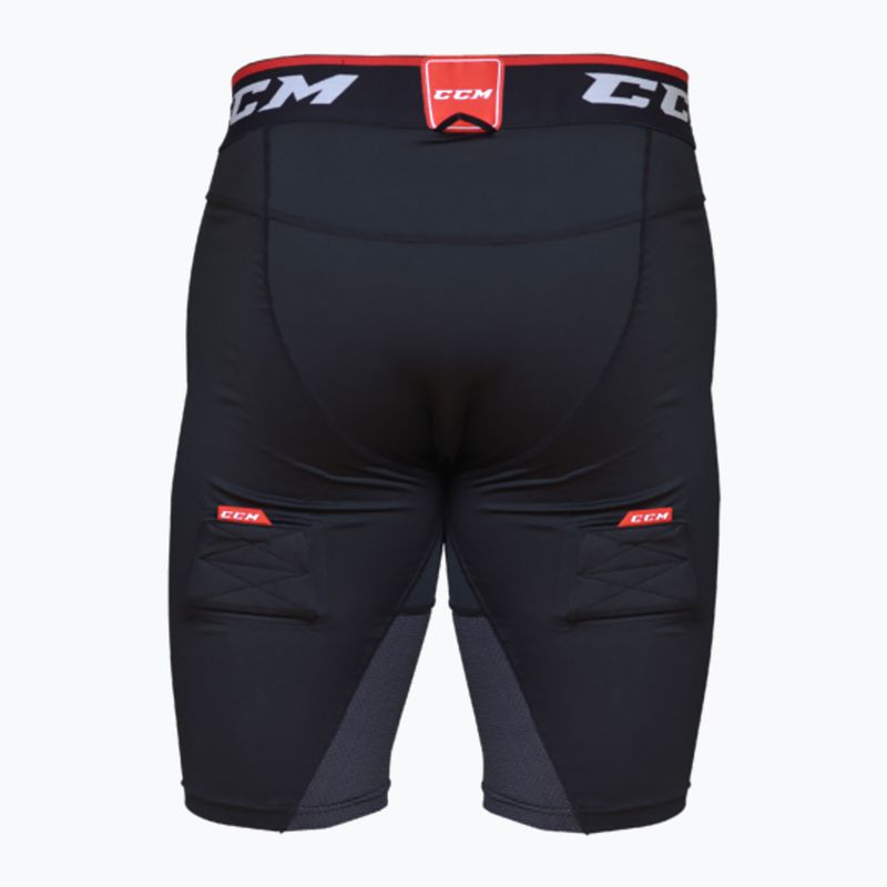 CCM Ribano Herren Hockey-Shorts Compresion Jock SR schwarz 2
