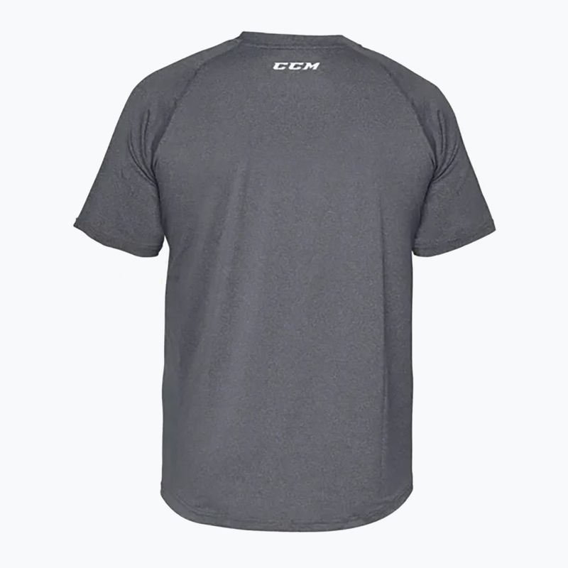 Herren CCM Ribano Performance Lose Passform T-shirt SR grau 2