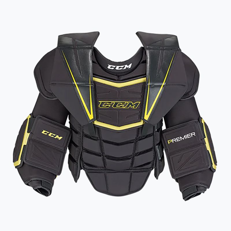 Kinder-Hockey-Torwartweste CCM Premier R1.5 JR schwarz