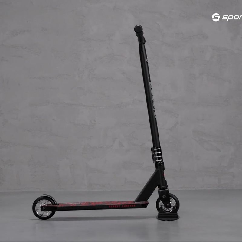 Street Surfing Stunt Scooter Ripper Freestyle Scooter schwarz und rot 8