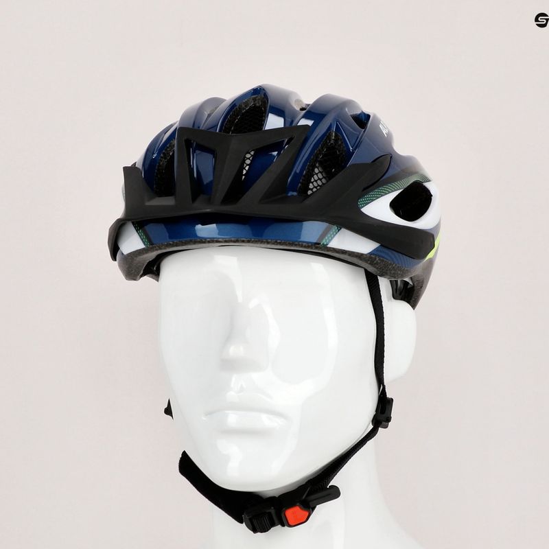 Fahrradhelm Alpina MTB 17 dark blue/neon 9