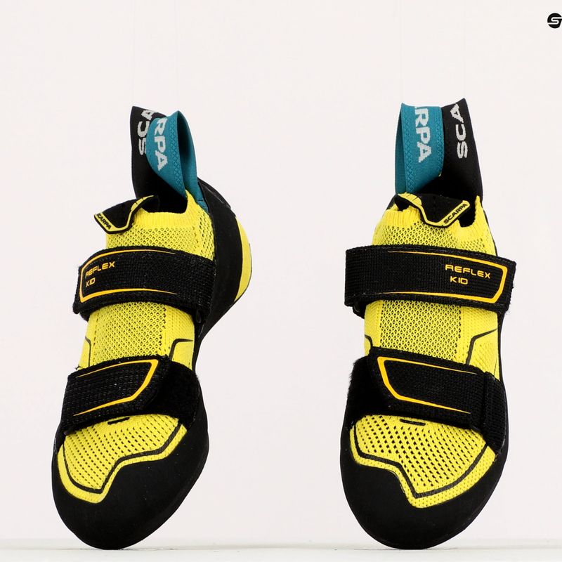 SCARPA Reflex Kid Vision Kinder Kletterschuhe gelb und schwarz 70072-003/1 9
