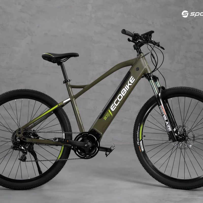 Ecobike SX300/X300 LG Elektrofahrrad 12.8Ah grün 1010404 23