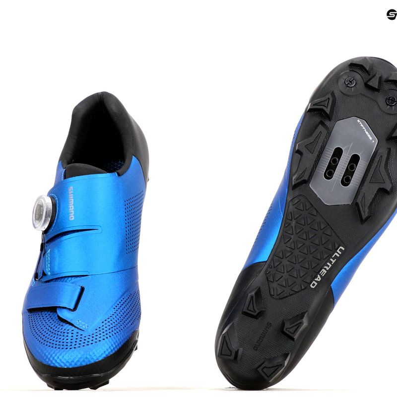 Shimano SH-XC502 Herren MTB-Radschuhe blau ESHXC502MCB01S46000 11