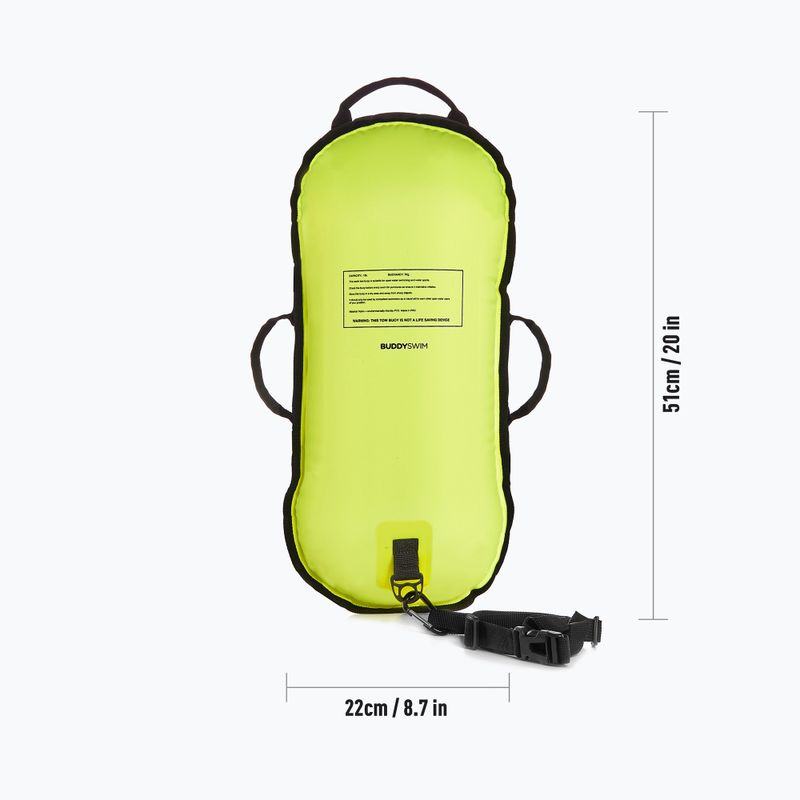 Rettungsboje BuddySwim Ultralight CSW 10 l yellow 3