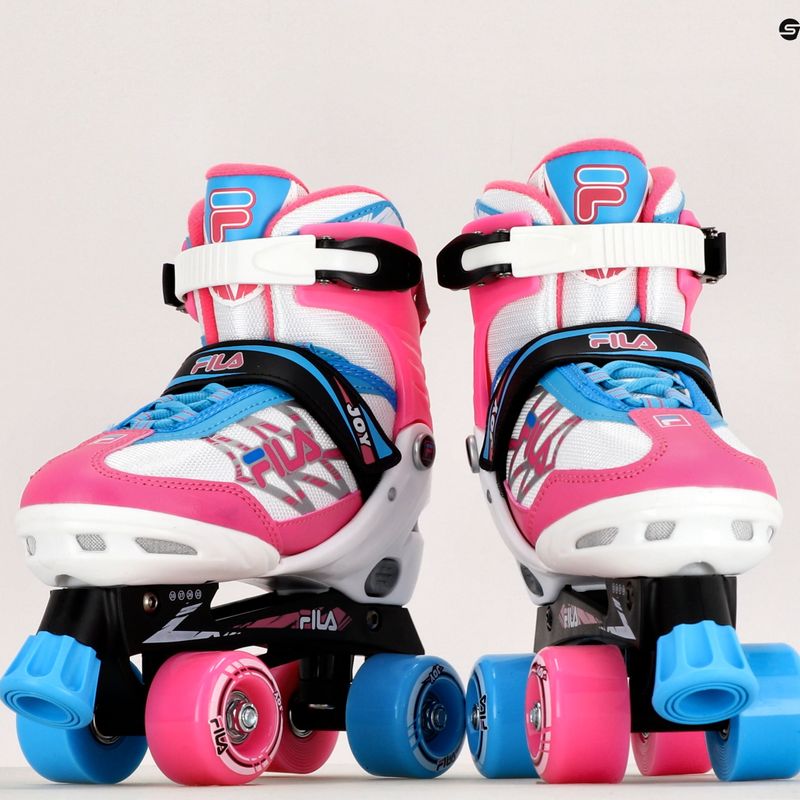 Rollschuhe für Kinder FILA Joy G white/pink/light blue 11