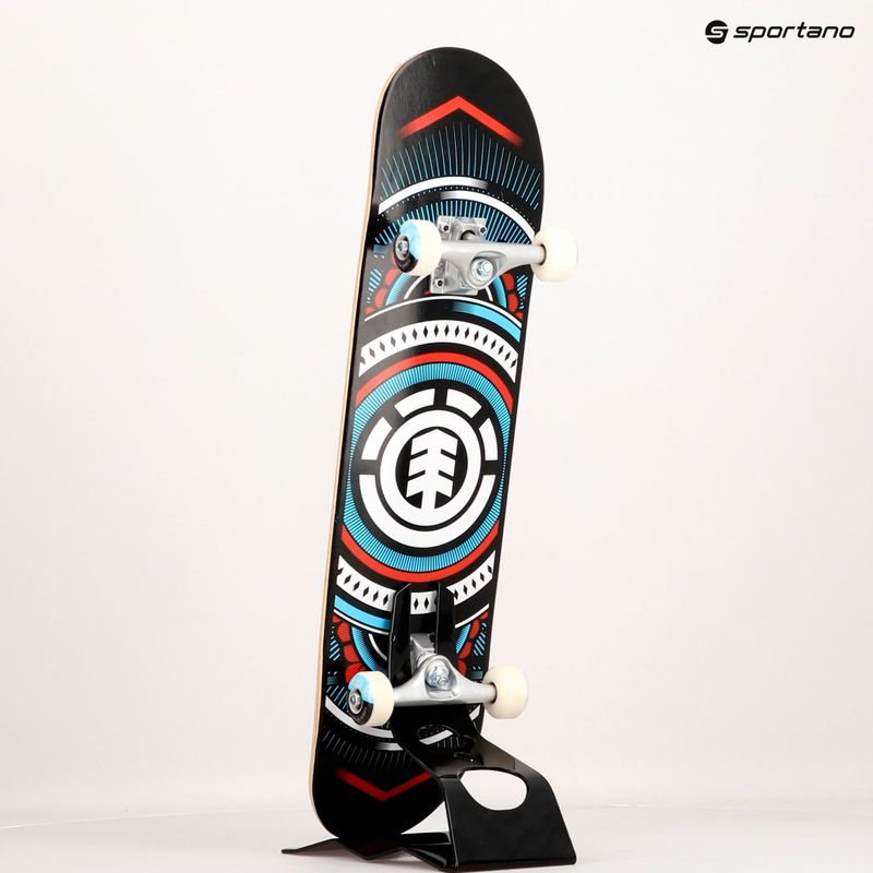 Element Hatched Rot Blau farbig klassisches Skateboard W4CPC4 9