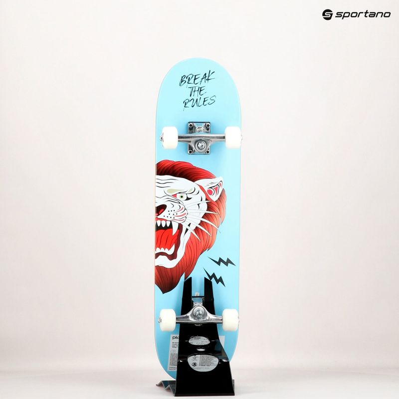 Playlife klassische Skateboard Löwe blau 880312