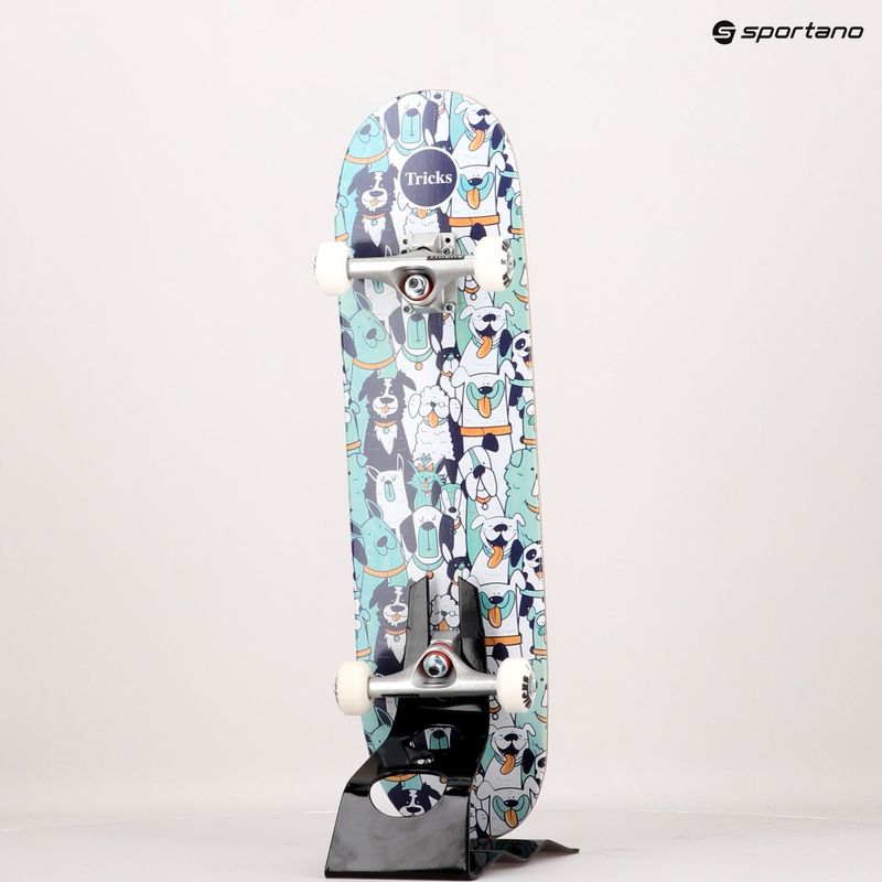 Klassisches Skateboard Tricks Dogs Komplett grün und weiß TRCO0022A001 8