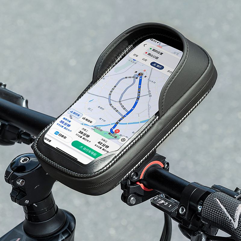Lenker-Fahrradtasche Rockbros 301101770001 WP Bike Phone Bag for 6.7" black 8