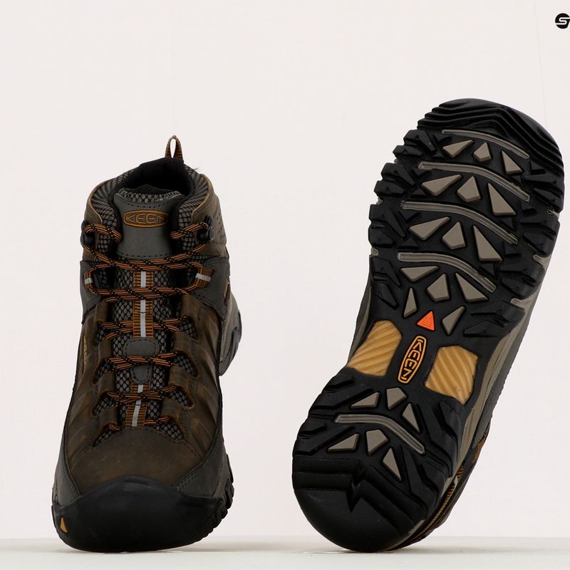 Herren-Trekking-Stiefel KEEN Targhee III Mid schwarz oliv 1017787 15