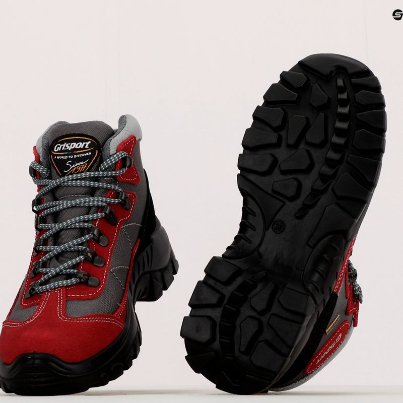 Damen-Trekking-Stiefel Grisport rot 13362SV87G 11
