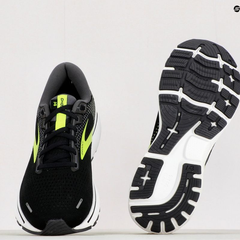 Laufschuhe Herren Brooks Ghost 14 schwarz-grün 113691D47 15