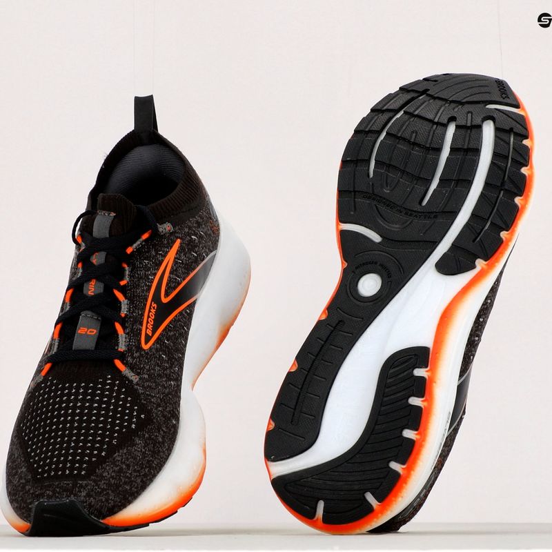 Laufschuhe Herren Brooks Glycerin StealthFit 2 grau 113841D3 15