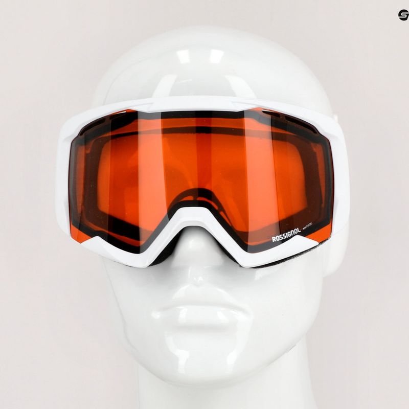 Skibrille Rossignol Spiral W white/orange 7