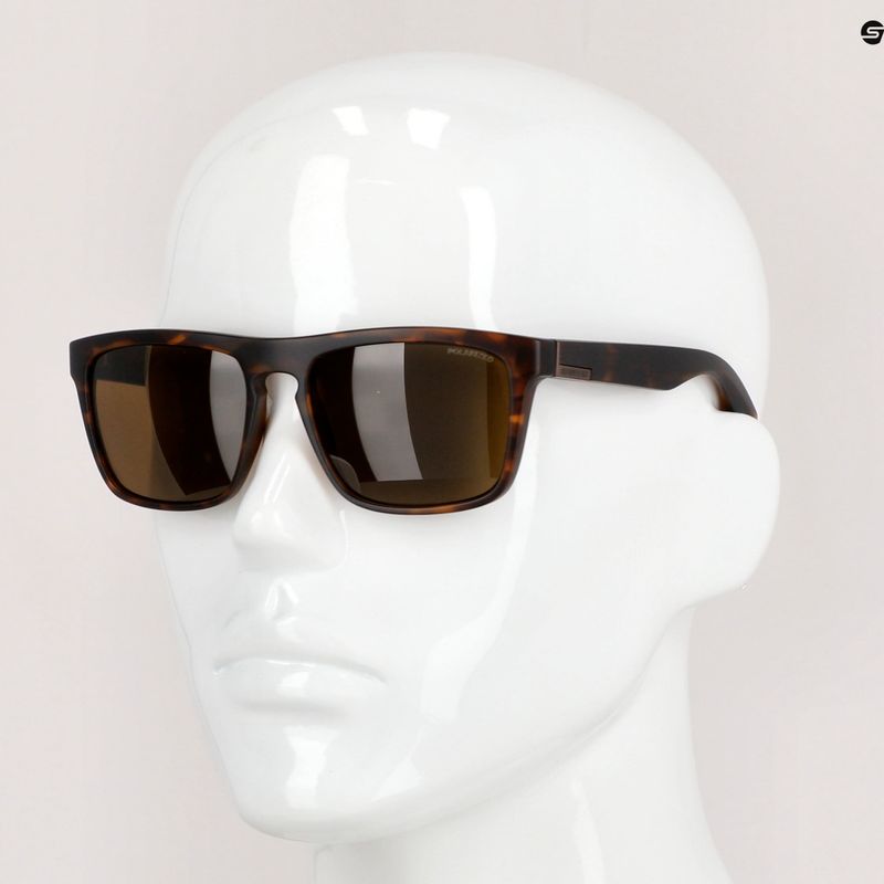Quiksilver The Ferris Polarisierte braune Sonnenbrille EQYEY03022 9