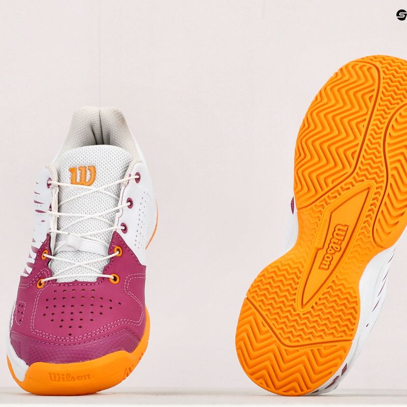 Wilson Kaos 2.0 Kinder Tennisschuhe weiß und rosa WRS329090 9