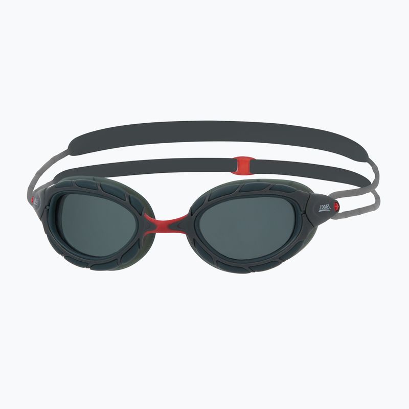 Zoggs Predator Polarized grau/grau/polarisiertes Rauchglas Schwimmbrille