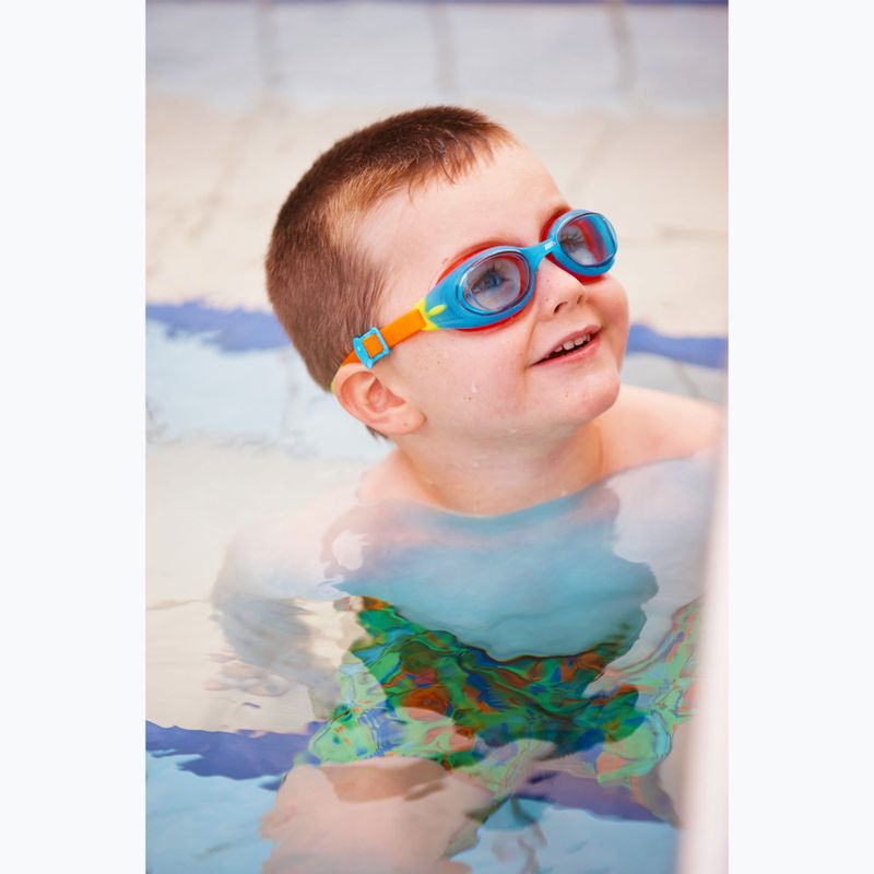 Zoggs Little Sonic Air Kinderschwimmbrille blau/orange/grün/tint blue 2