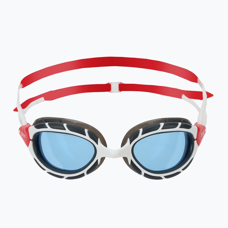 Schwimmbrille Zoggs Predator white/ red/ tint blue 2