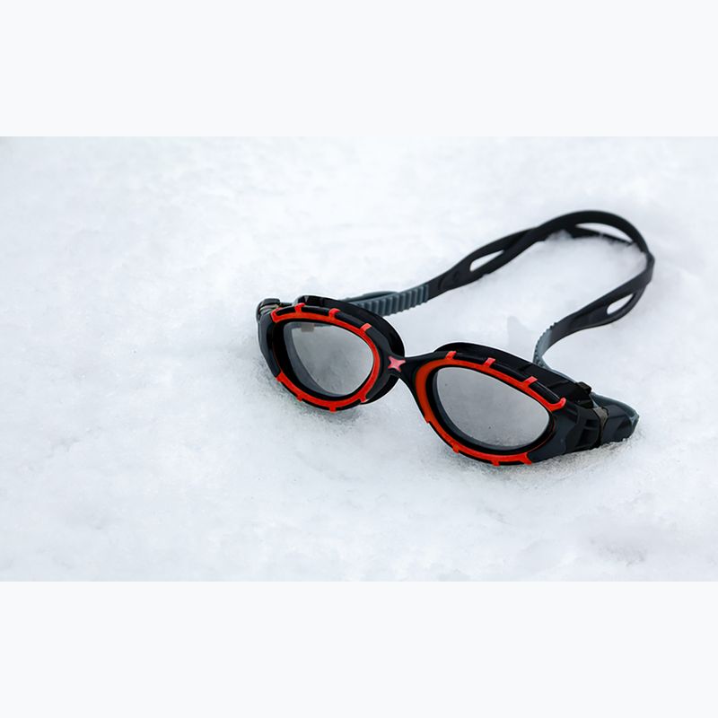 Schwimmbrille Zoggs Predator Flex Polarized red/ black/ smoke polarized 8