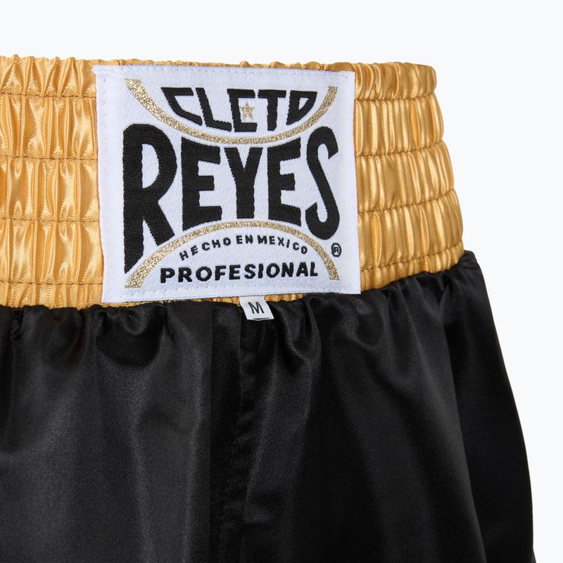 Boxershorts Herren Cleto Reyes Satin Boxing black/gold 3