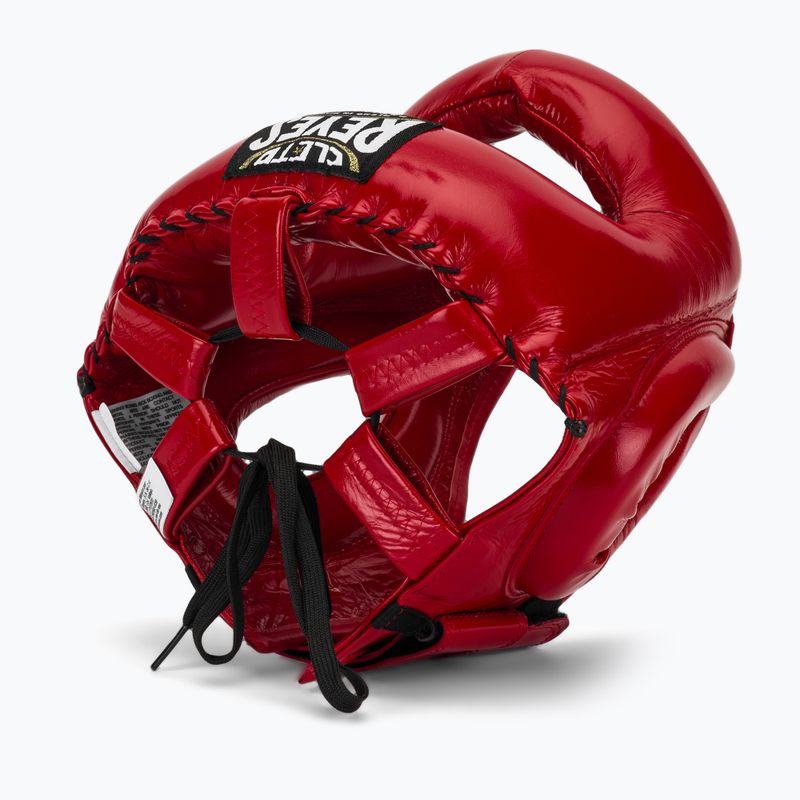 Boxhelm Cleto Reyes mit spitzem Gesicht Nylon Bar rot 6