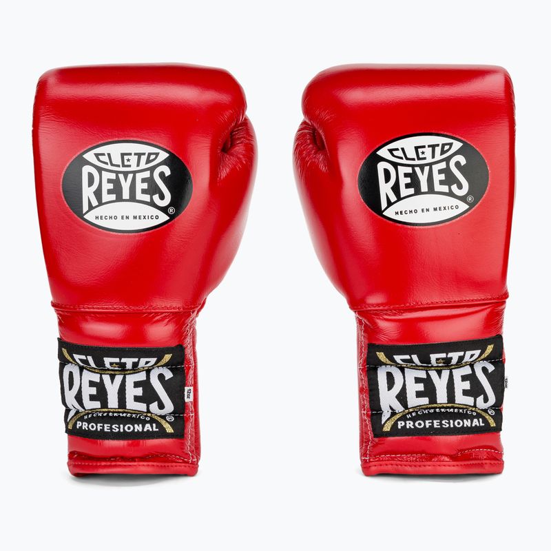 Boxhandschuhe Cleto Reyes Lace Up SPaarring red 2