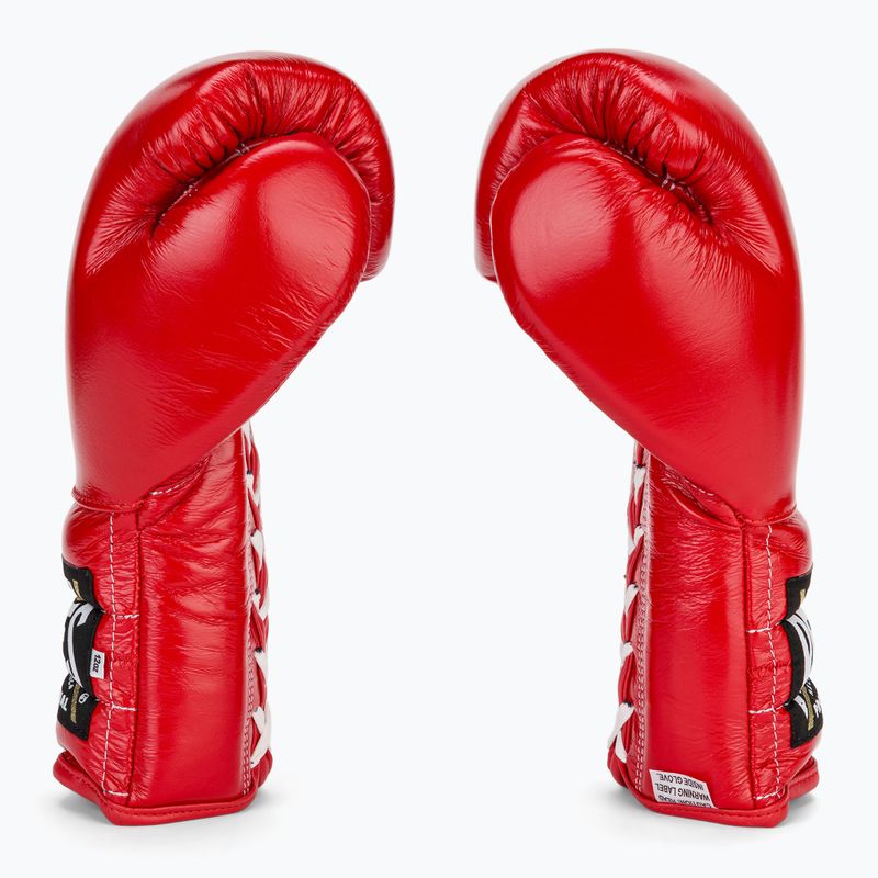 Boxhandschuhe Cleto Reyes Lace Up SPaarring red 4
