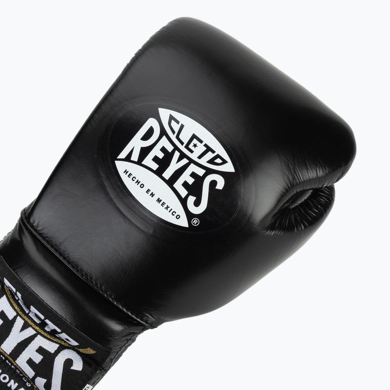 Boxhandschuhe Cleto Reyes Traning Thumb black/silver 5
