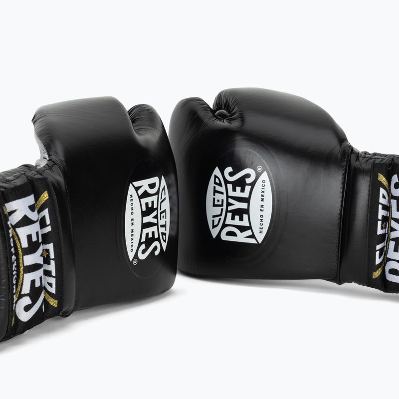 Boxhandschuhe Cleto Reyes Traning Thumb black/silver 7
