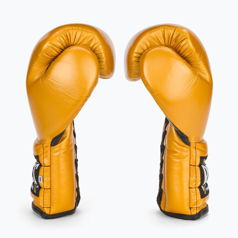 Boxhandschuhe Cleto Reyes Lace Up SPaarring gold 4
