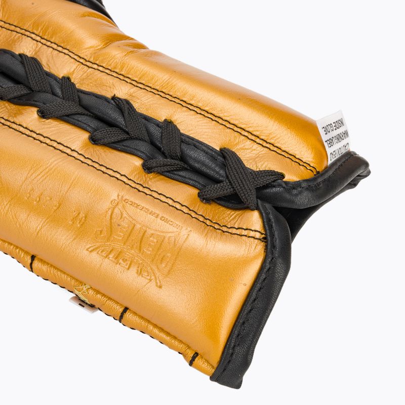 Boxhandschuhe Cleto Reyes Lace Up SPaarring gold 6