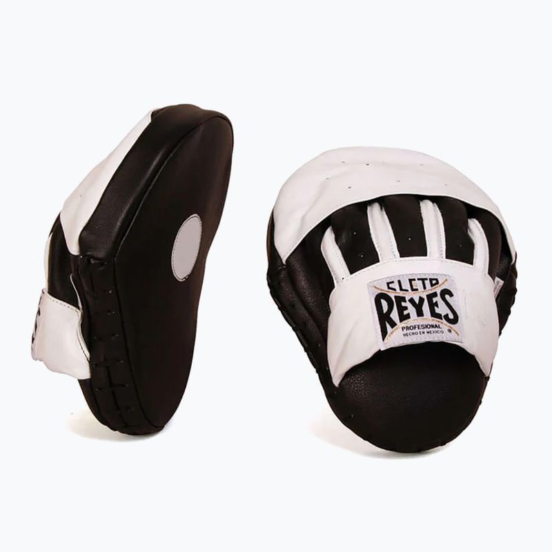 Trainingshandschuhe trenerskie Cleto Reyes Curved Boxing white/black 2