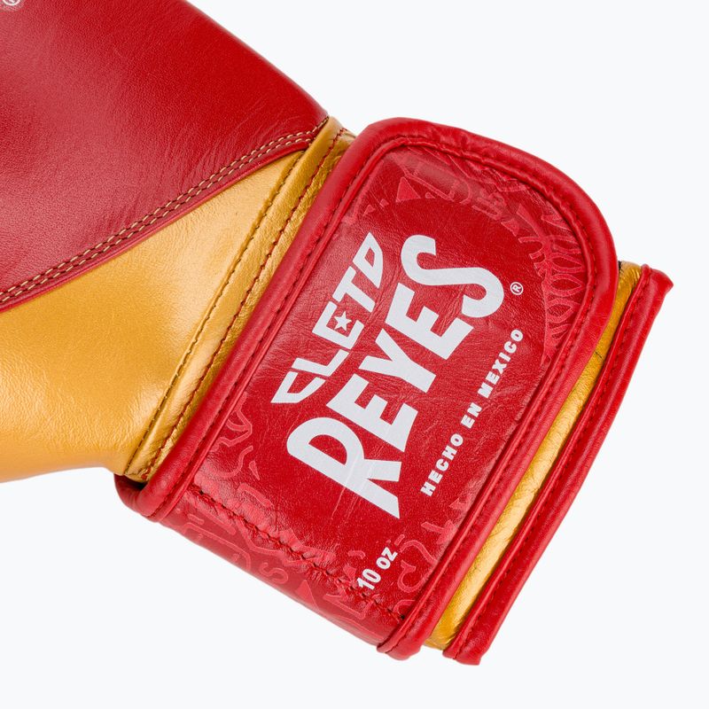 Boxhandschuhe Cleto Reyes High Precision Training Leather red/gold 6