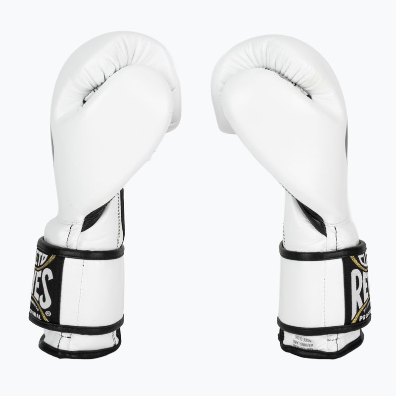 Boxhandschuhe Cleto Reyes Velcro SPaarring white/black 3