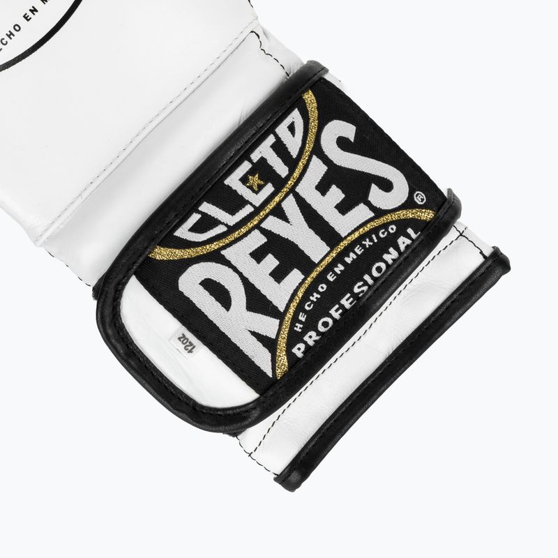 Boxhandschuhe Cleto Reyes Velcro SPaarring white/black 5