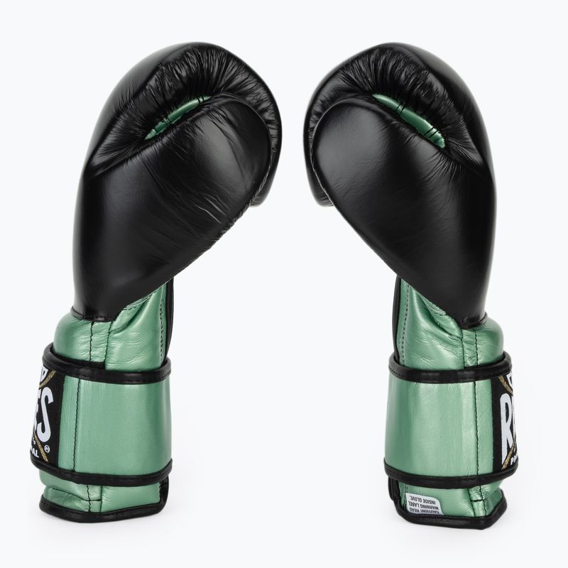 Boxhandschuhe Cleto Reyes Boxing Gloves With Hook green metalic / black 4