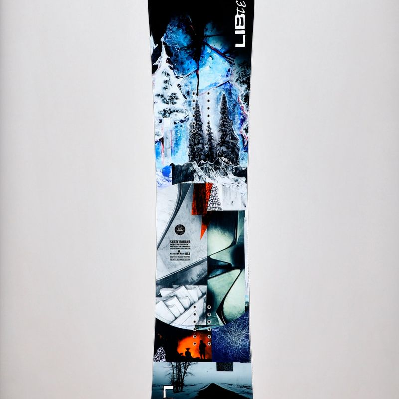 Snowboard Lib Tech Skate Banane schwarz und weiß 21SN024 7