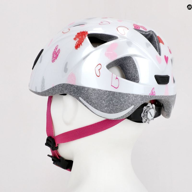 Fahrradhelm für Kinder Alpina Ximo white hearts 9