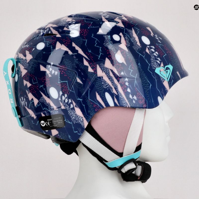 Snowboardhelm für Kinder ROXY Slush Girl 2021 medieval blue 9