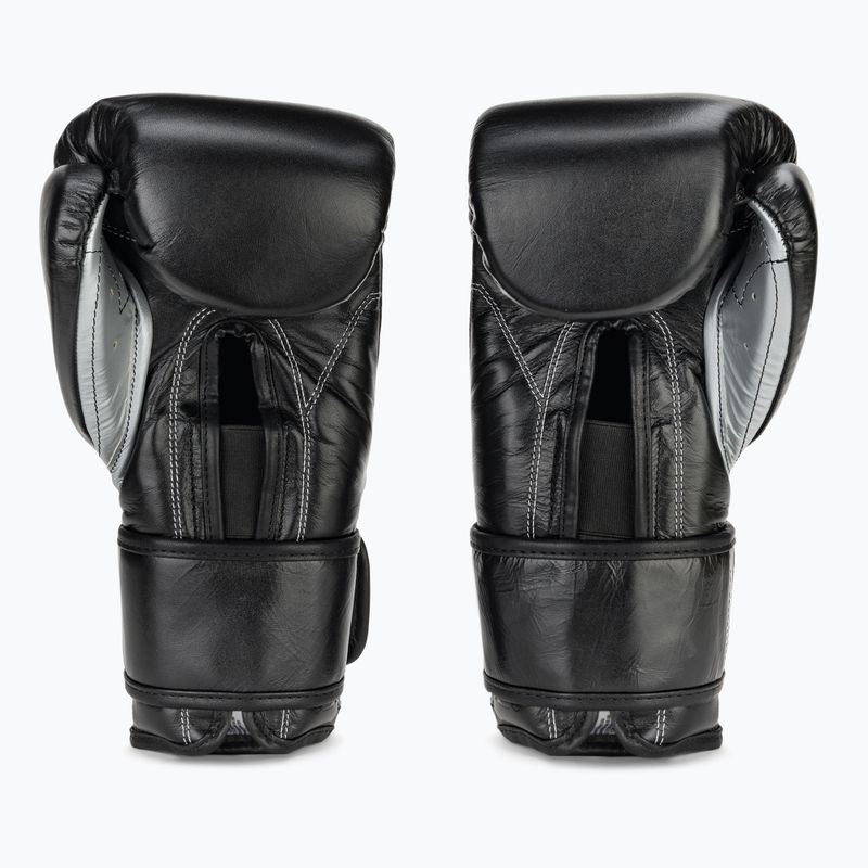 Boxhandschuhe Cleto Reyes Velcro SPaarring black/silver 3