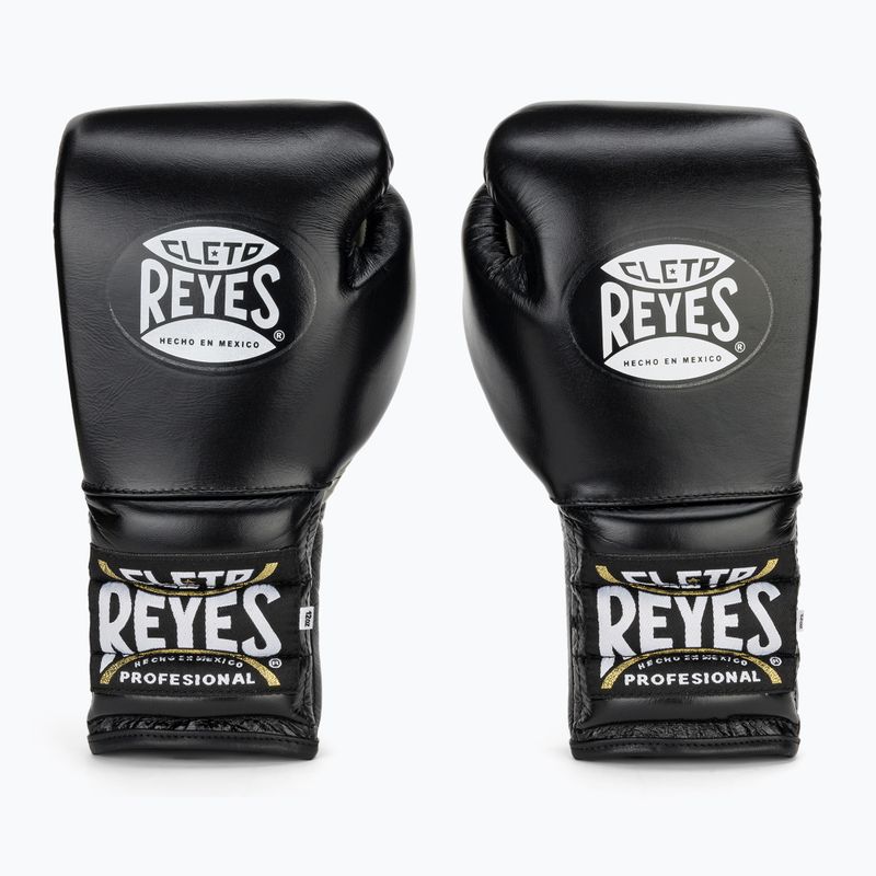 Cleto Reyes Boxhandschuhe Lace Up Sparring schwarz 2