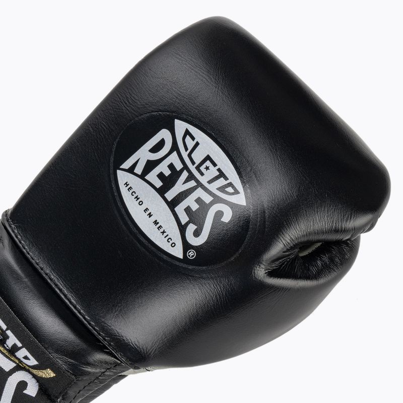 Cleto Reyes Boxhandschuhe Lace Up Sparring schwarz 5