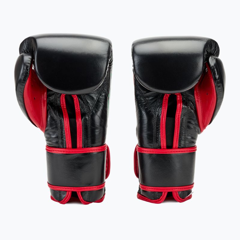 Boxhandschuhe Cleto Reyes Velcro SPaarring black/red/white green red 2