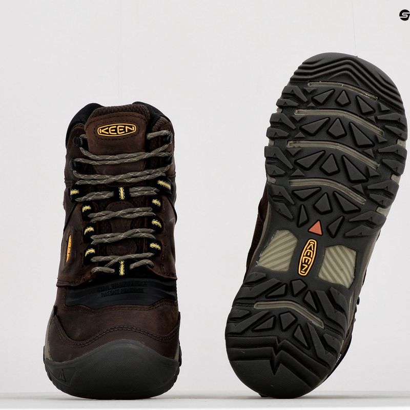 KEEN Ridge Flex Mid Herren-Trekkingschuhe braun 1026614 17