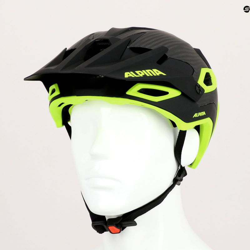 Fahrradhelm Alpina Rootage black neon/yellow 9