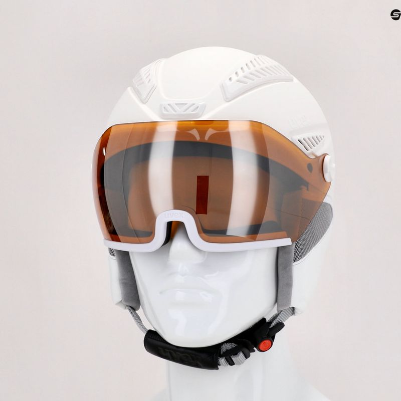 Damen-Skihelm UVEX Hlmt 600 Visier weiß 56/6/236/50 9
