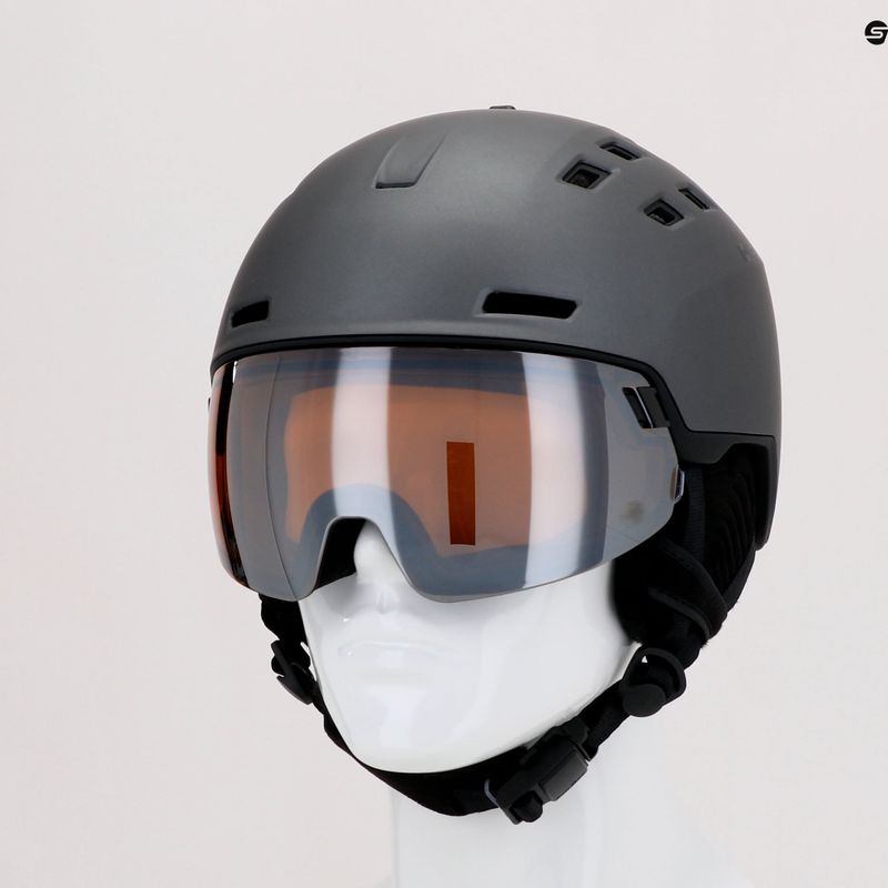 Herren Skihelm HEAD Radar grau 323430 9