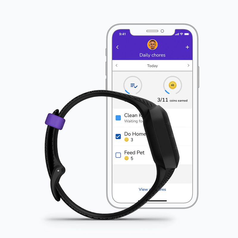 Smartband Kinder Garmin Vivofit Jr 3 Marvel Black Panther black 6